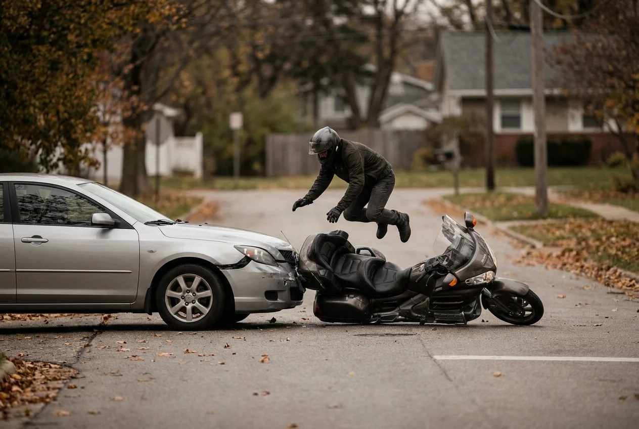 Hit by a Car on Vaughn Road While Riding Your Motorcycle? Why Alabama Riders Almost Always Need a Lawyer
